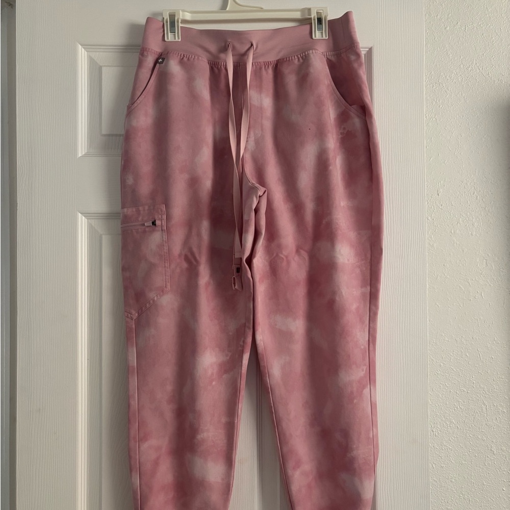 Pink Tie-Dye Jogger Pants